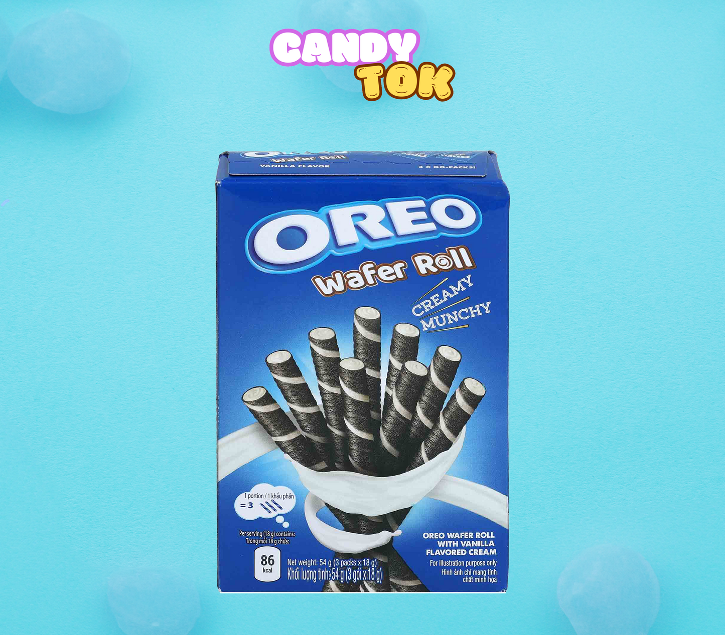 Oreo Wafer Roll with Vanilla
