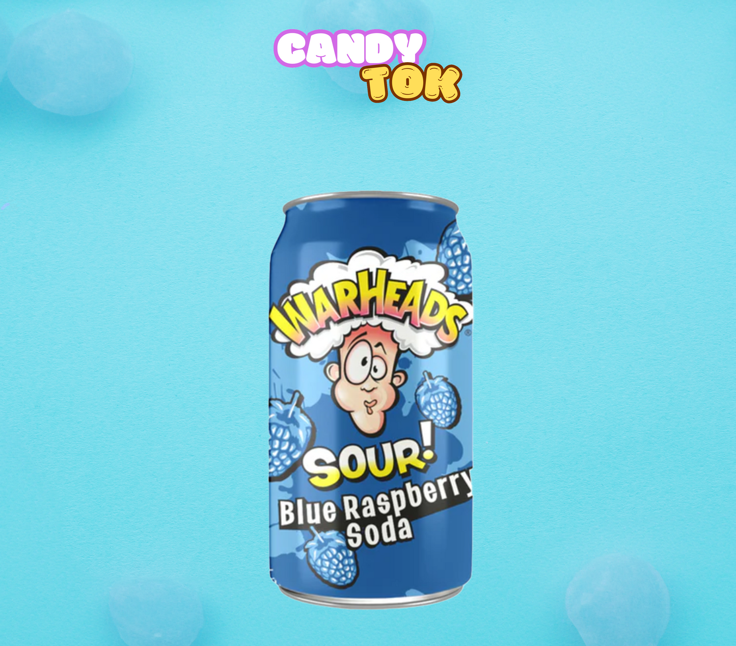 Warheads Soda Sour Blue Raspberry