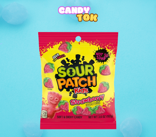 Sour Patch Strawberry Peg Bag